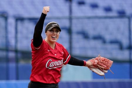 Brett Lawrie celebrates Canada's win in men's hockey at Olympics