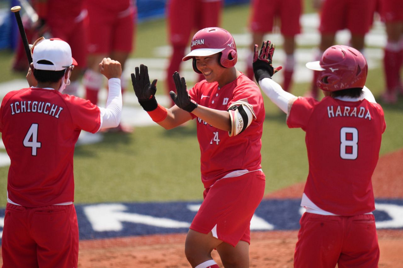 Softball gets delayed Tokyo Olympics underway in Fukushima