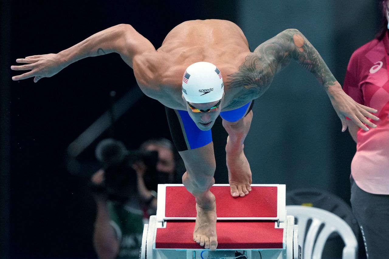 It's a keeper: Caeleb Dressel wins Olympic gold on his own