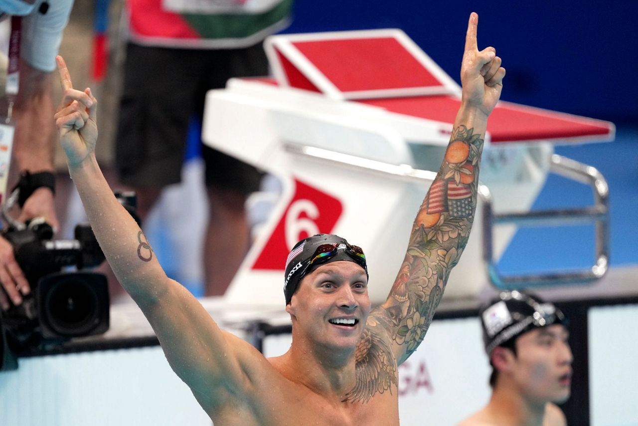 American Finke takes first Olympic gold in 800 freestyle