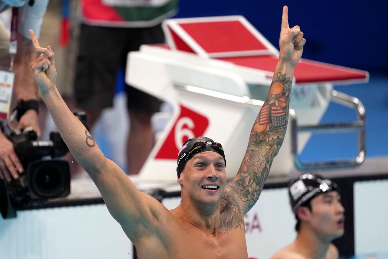 It's a keeper: Caeleb Dressel wins Olympic gold on his own