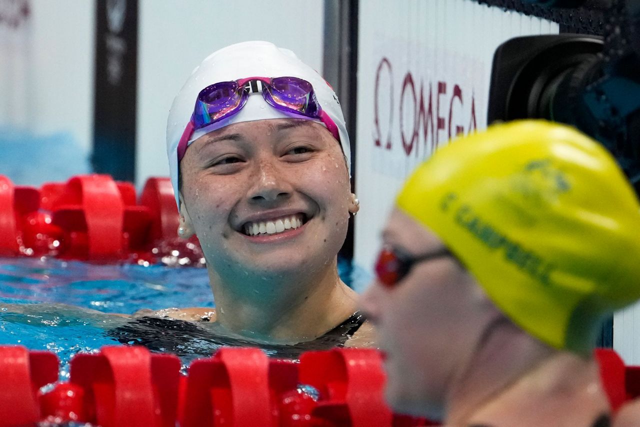 Haughey wins 2nd Olympic swimming medal for Hong Kong