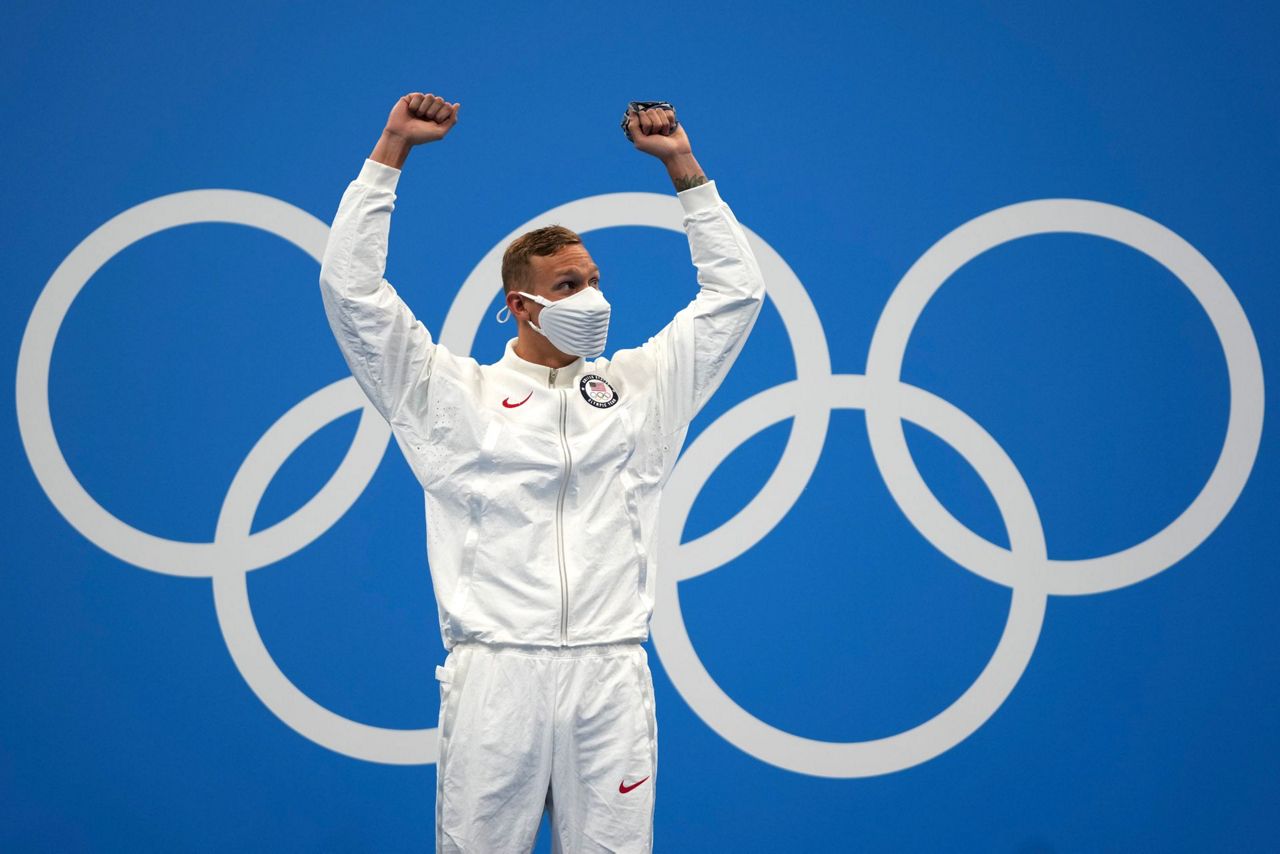American Finke takes first Olympic gold in 800 freestyle