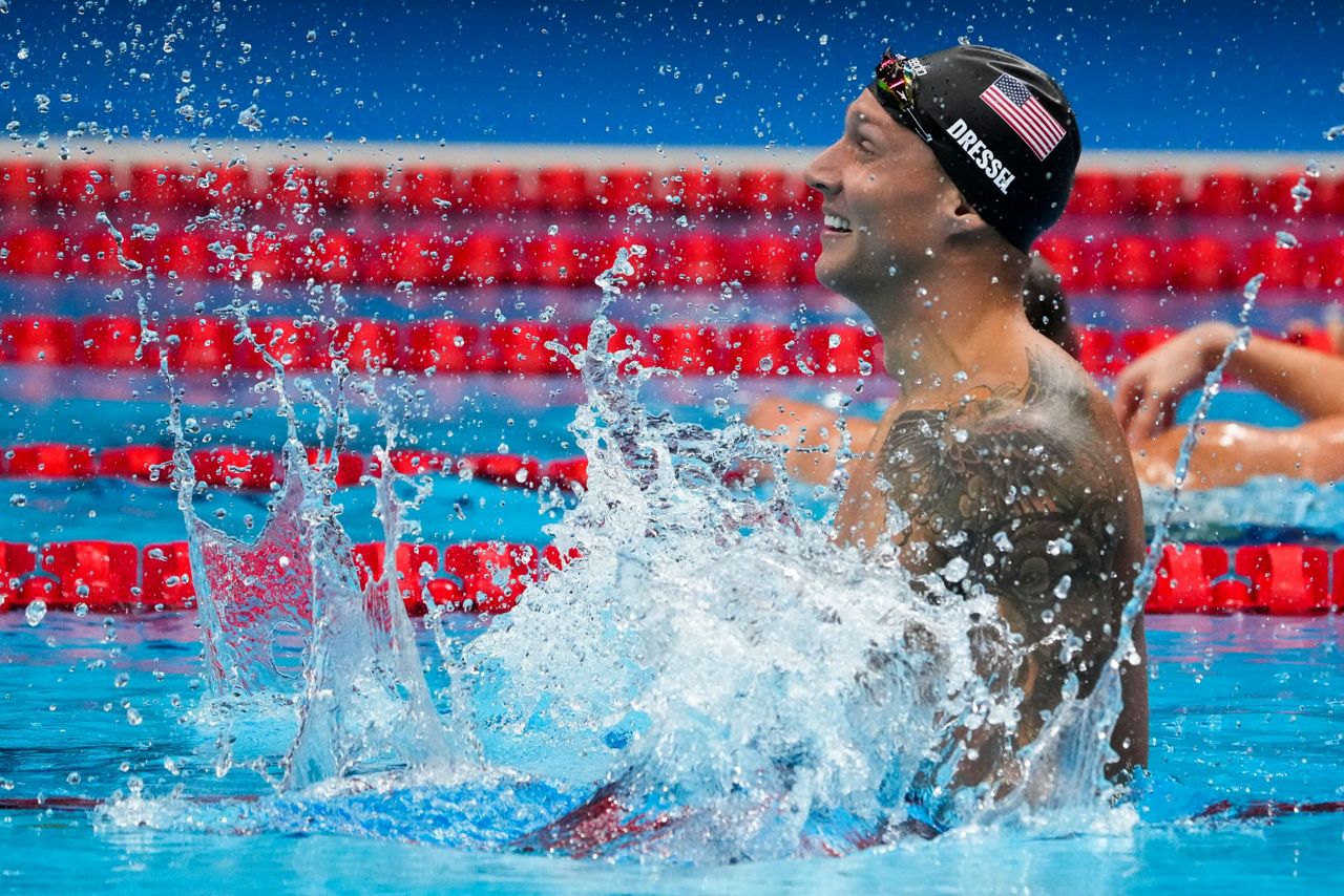 It's a keeper: Caeleb Dressel wins Olympic gold on his own