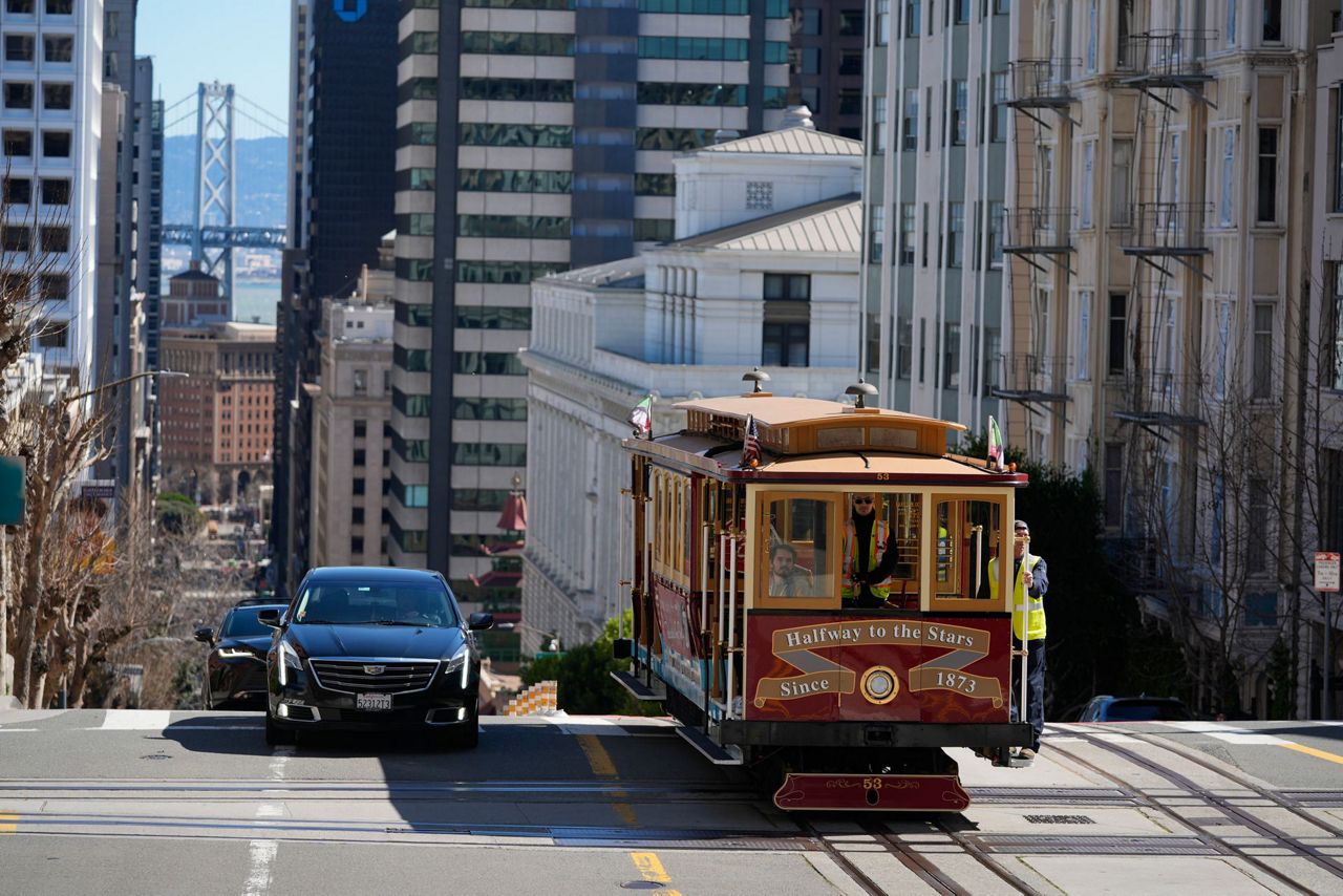 Riders can climb 'halfway to the stars' on San Francisco cable car ...