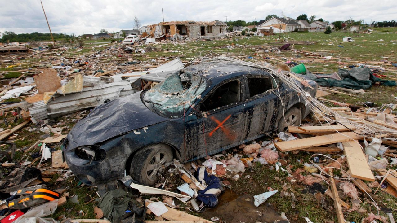 The peak month for tornadoes in Ohio is June