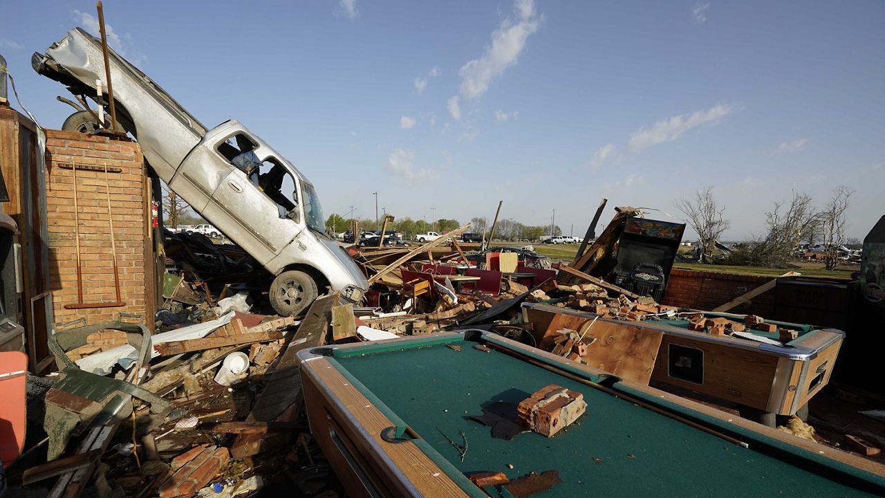 tornado damage