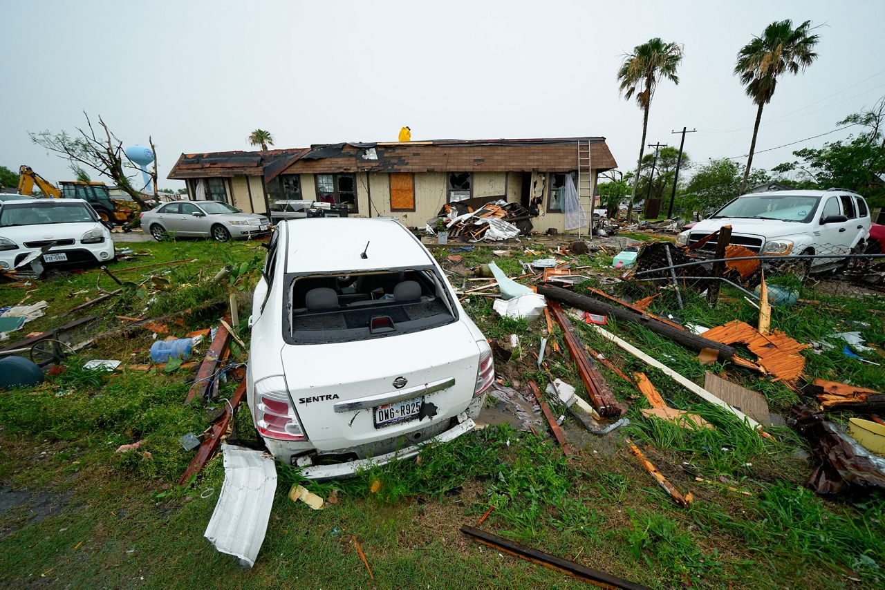 Deadly tornado hits south Texas, damaging dozens of homes
