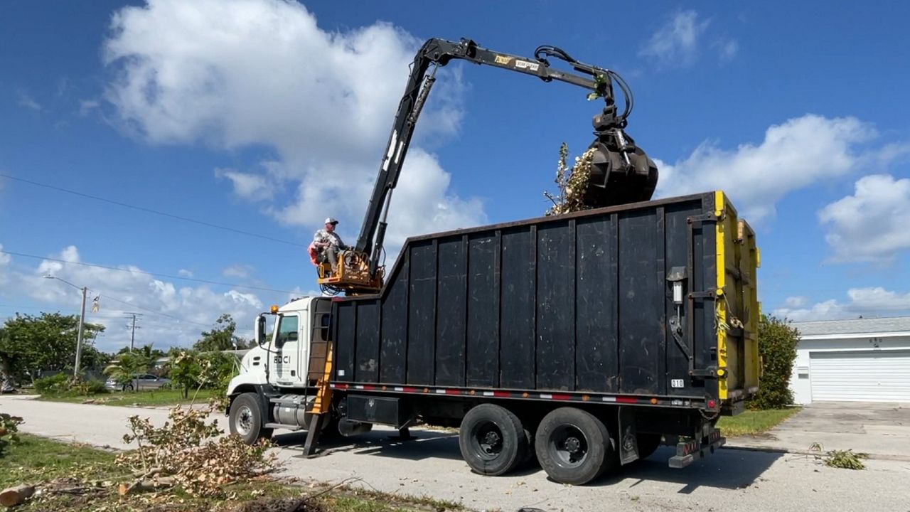 Tornado debris pickup begins in Brevard County