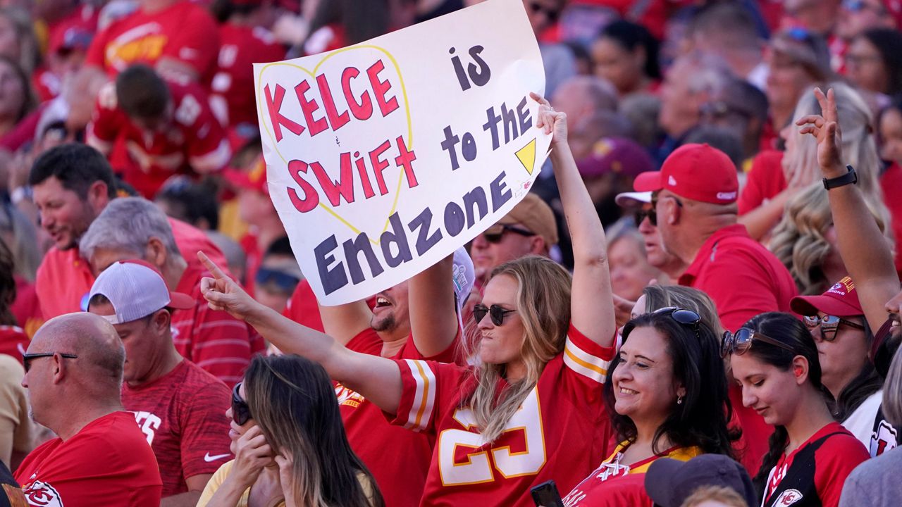 Taylor Swift Travis Kelce NFL, image size:1280x720