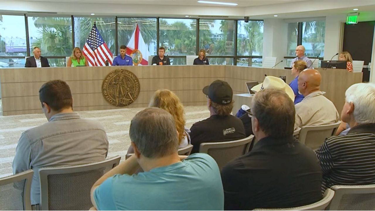 The City of Treasure Island hosted a public meeting Wednesday night, detailing an approved beach renourishment project. While already approved, some residents are still opposed to the idea. Saying the last renourishment project did not work.