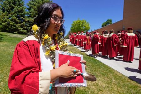 Navajo student told she couldn't wear beaded graduation cap