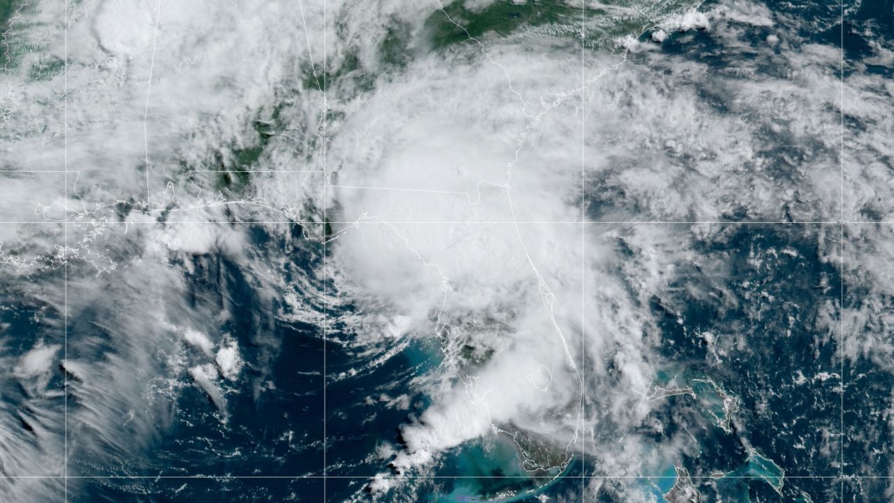 Tropical Storm Elsa at 11 a.m. Wednesday. (NOAA)