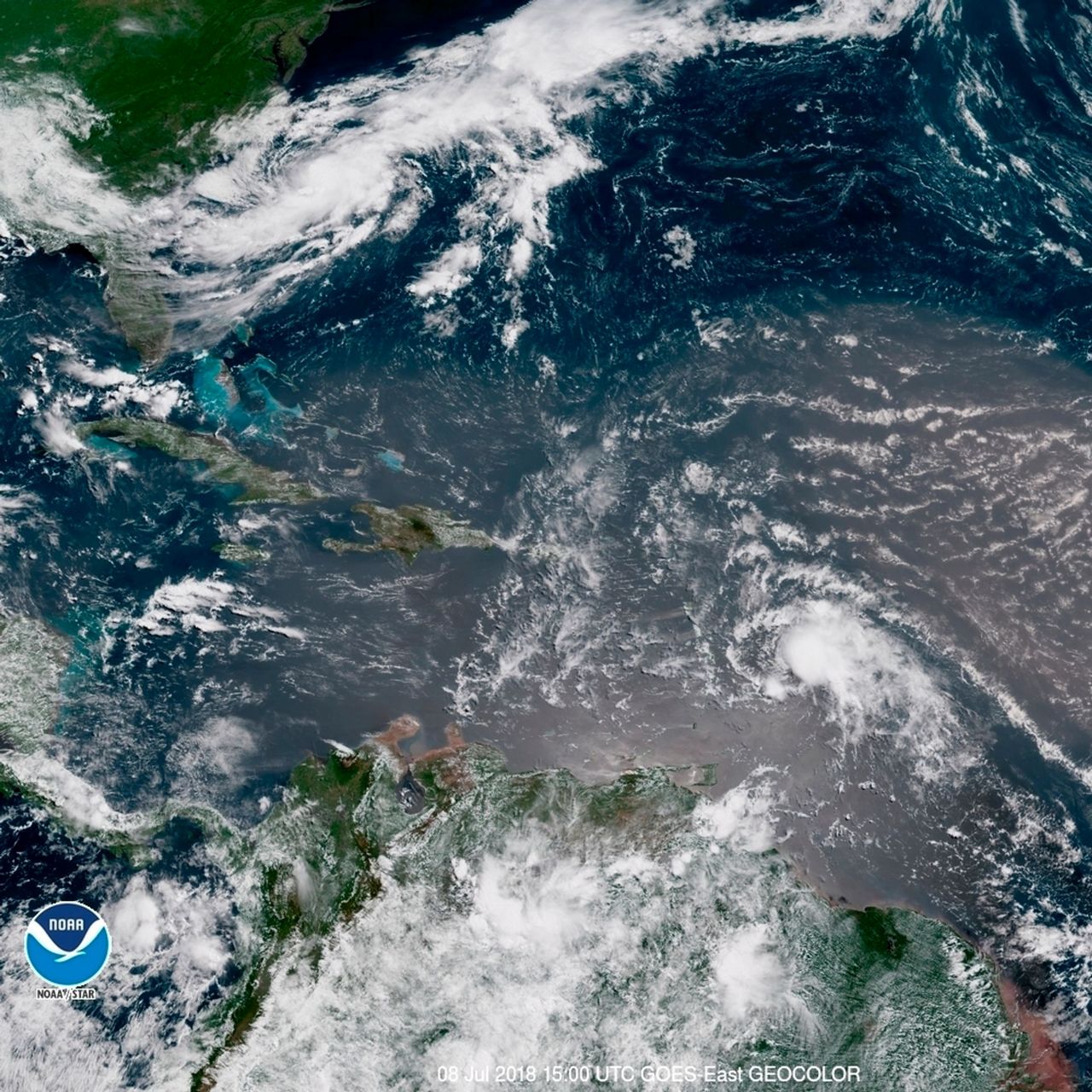 Tropical Storm Beryl moving closer to eastern Caribbean