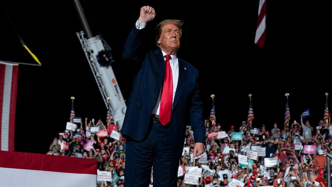 President Donald Trump visited Sanford on Monday and he is set to come to Ocala for a MAGA rally. (File photo)