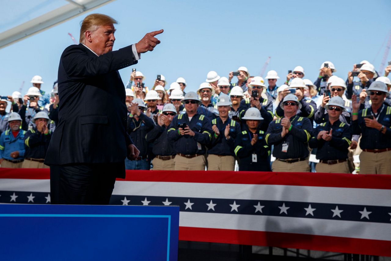 Trump looks to highlight energy exports in Louisiana
