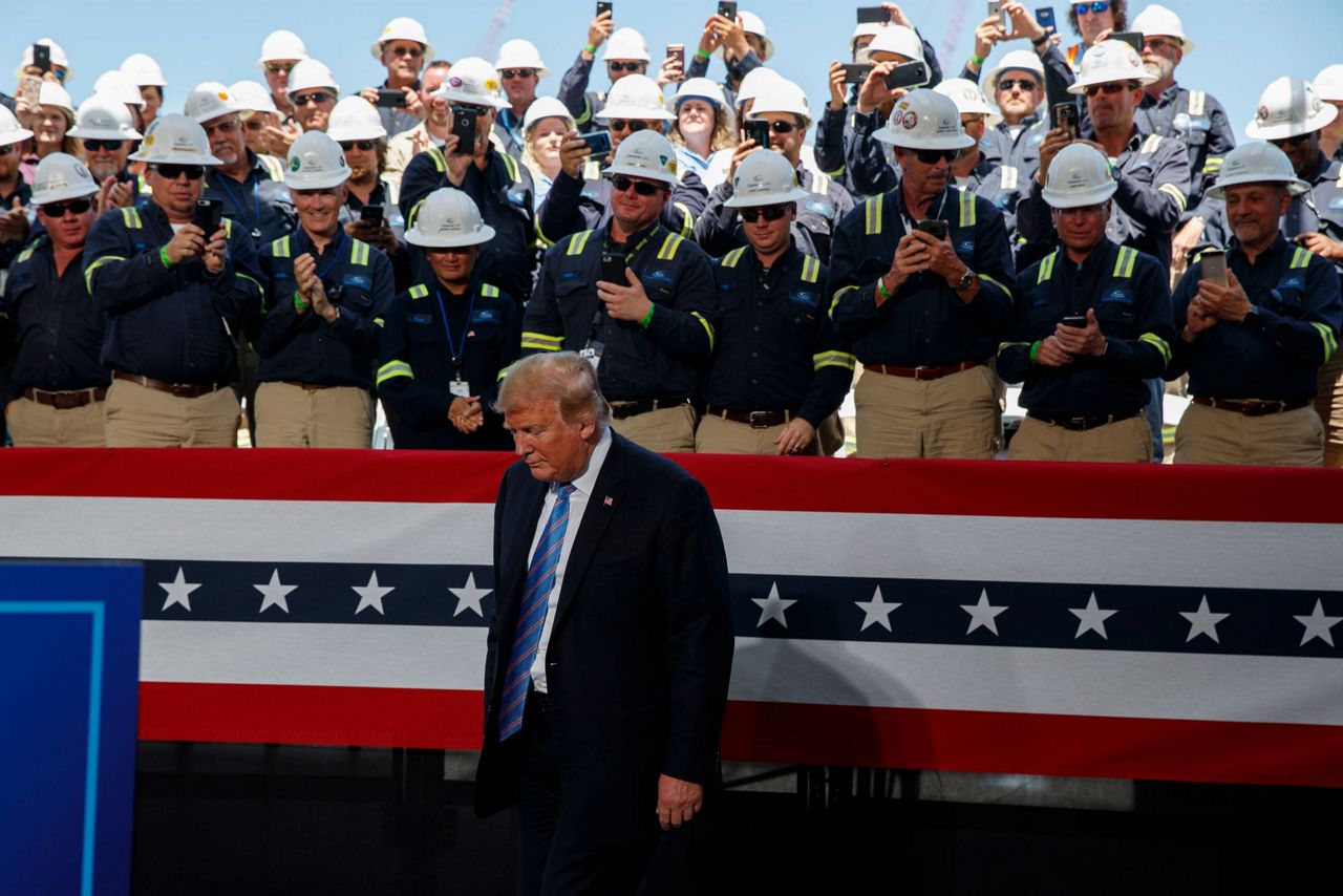 Trump looks to highlight energy exports in Louisiana