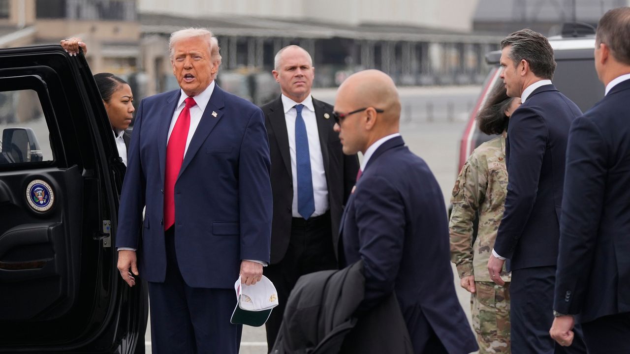 Trump is joining grieving families for return of soldiers killed in war in Middle East