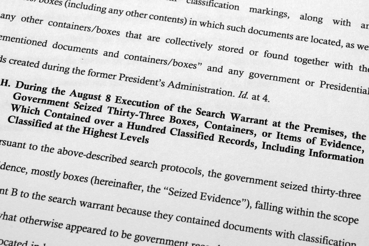 Obstruction emerges as key focus in Trump documents probe