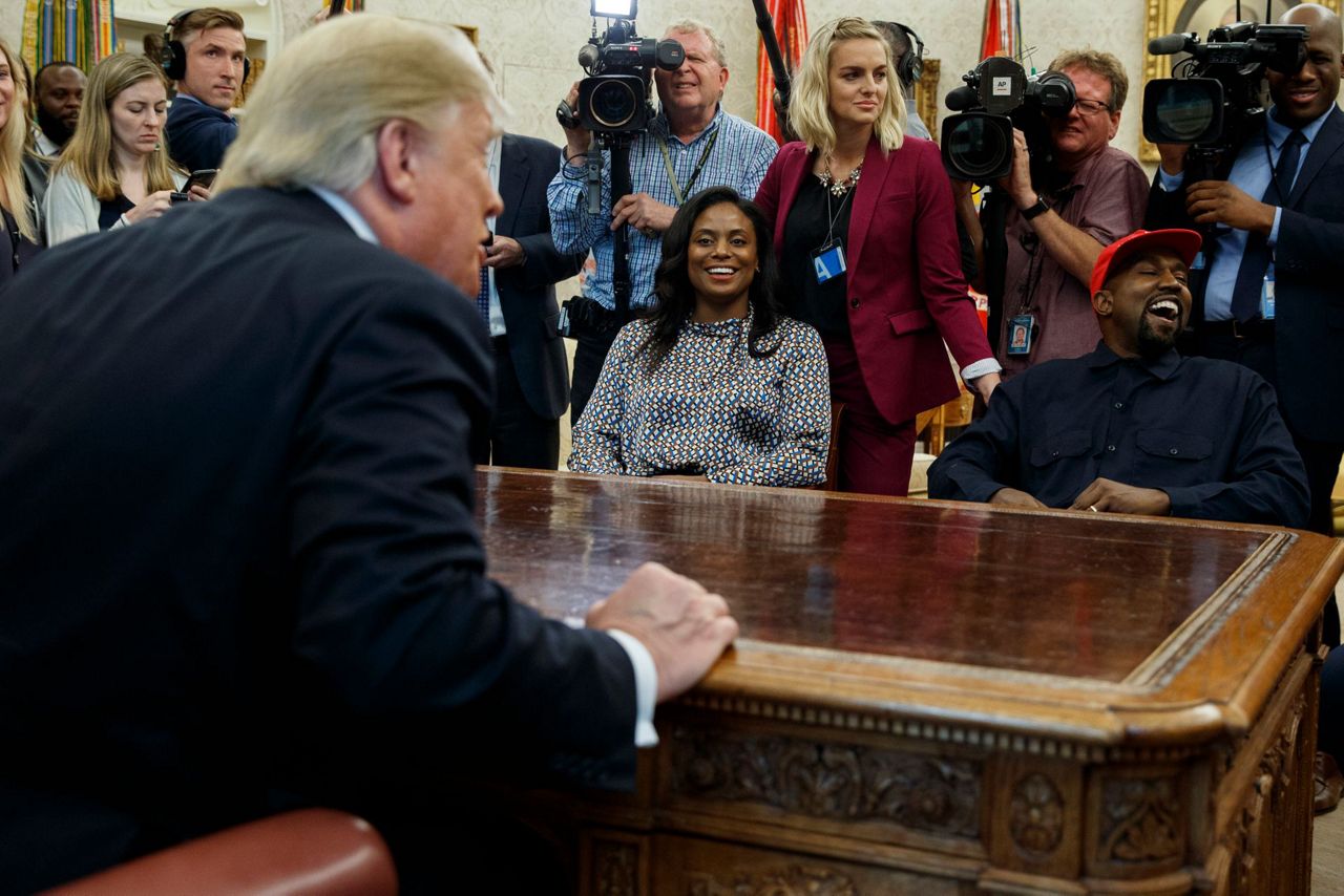 Kanye West delivers jawdropping show in Oval Office