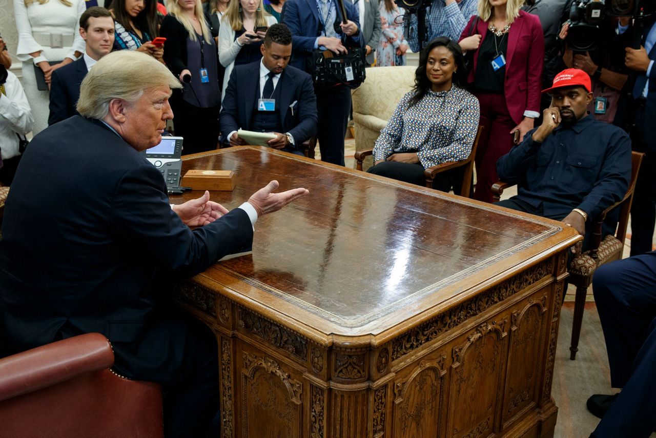 Kanye West delivers jawdropping show in Oval Office