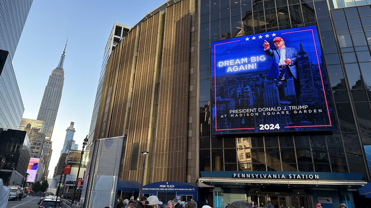 Street closures set for Trump’s Madison Square Garden rally