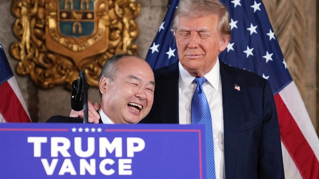 Trump and SoftBank CEO Masayoshi Son