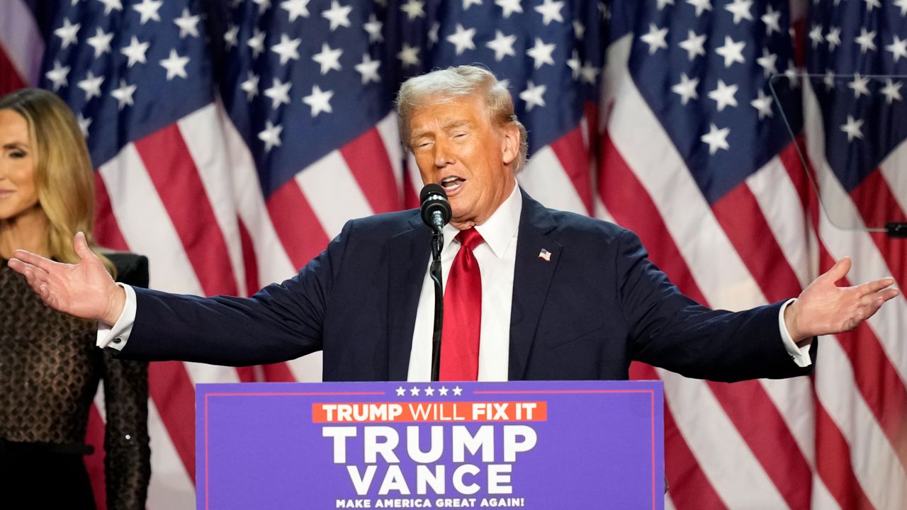Trump speaks on election night