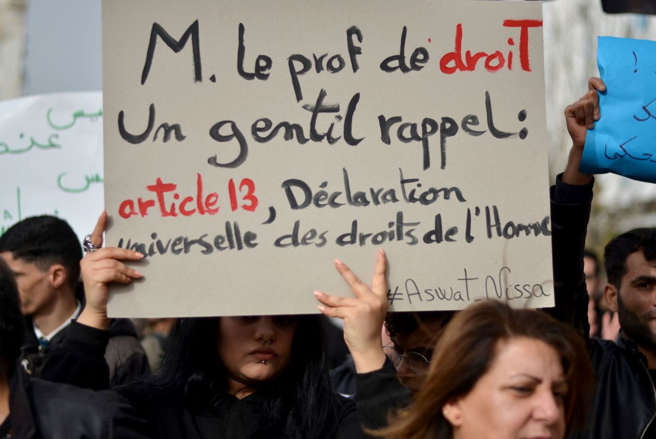 Hundreds of protesters denounce racism in Tunisia
