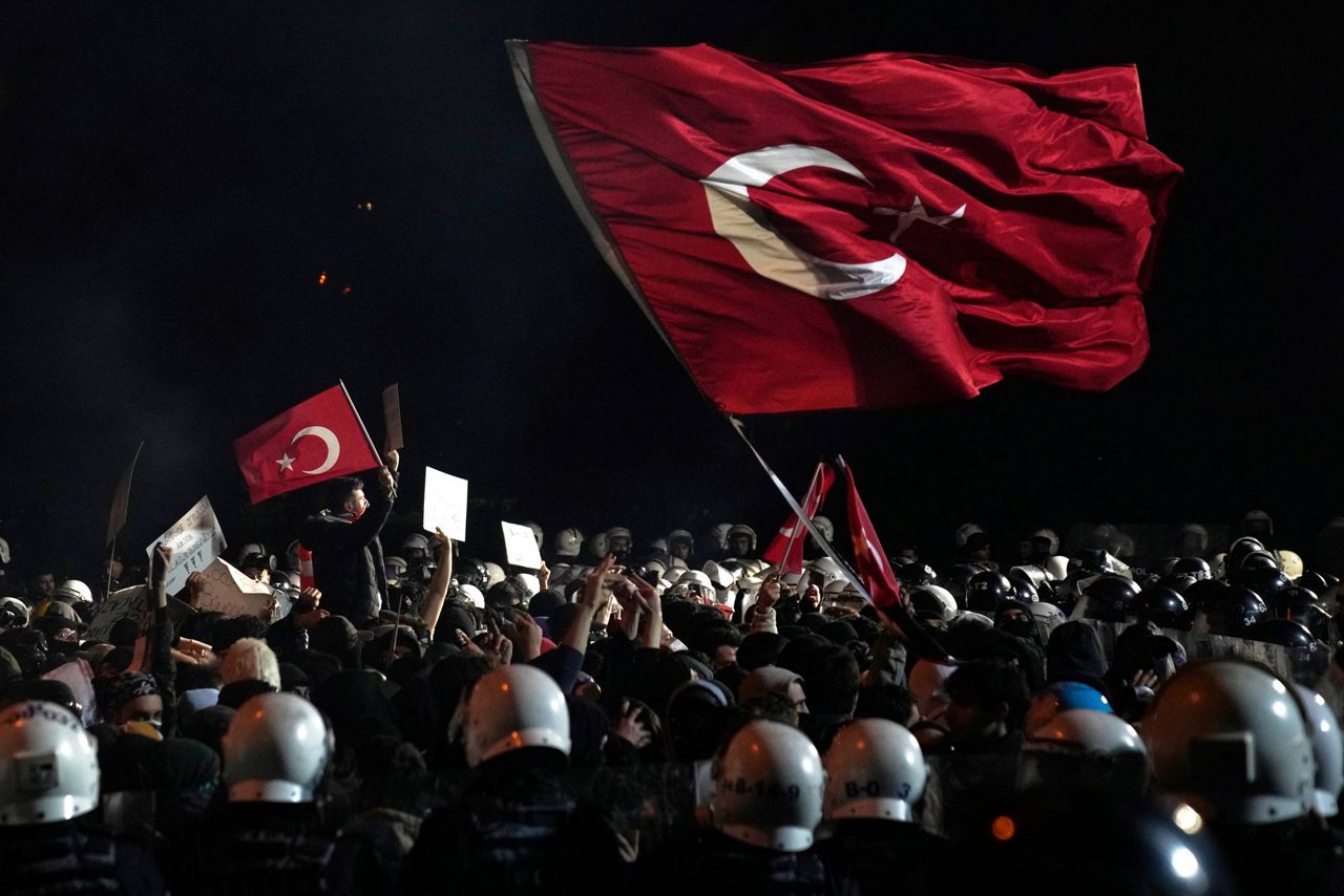 Turkey detains journalists as protests over the jailing of key Erdogan ...