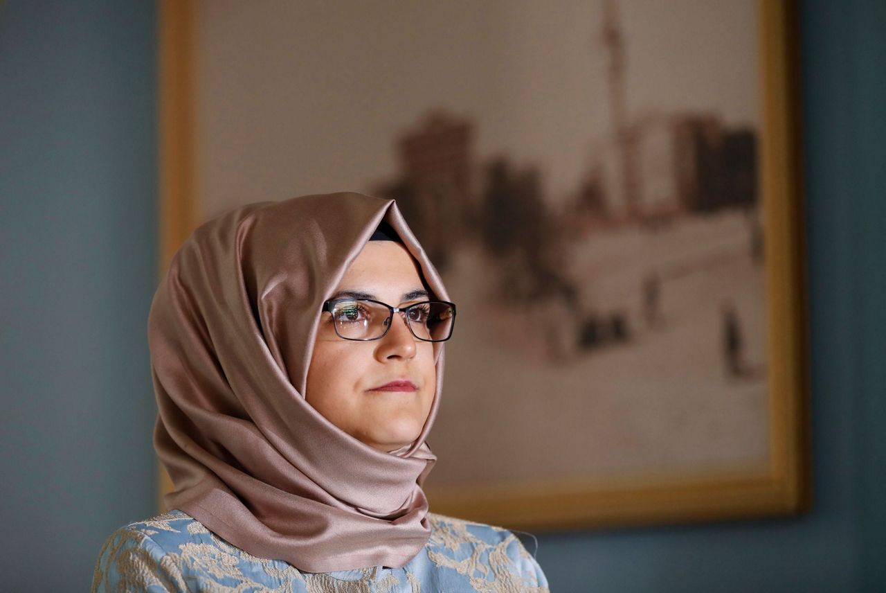 Slain Saudi writer's fiancee says prince must give answers