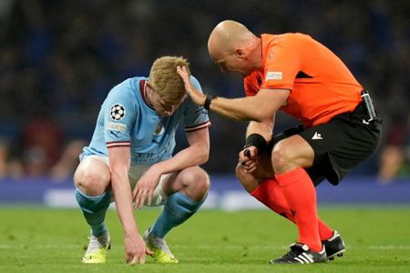 Man City playmaker De Bruyne out for 'three or four months' with hamstring  injury, says Guardiola