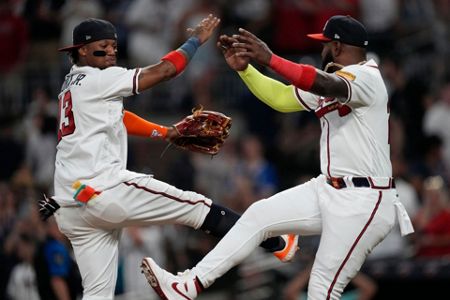 MIAMI, FL - May 2: Atlanta Braves right fielder Ronald Acuna Jr