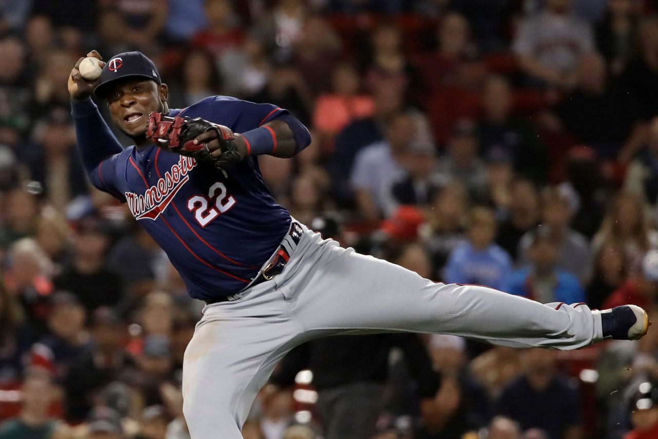 Rosario Nails Devers At Plate Twins Hold Off Red Sox 2 1