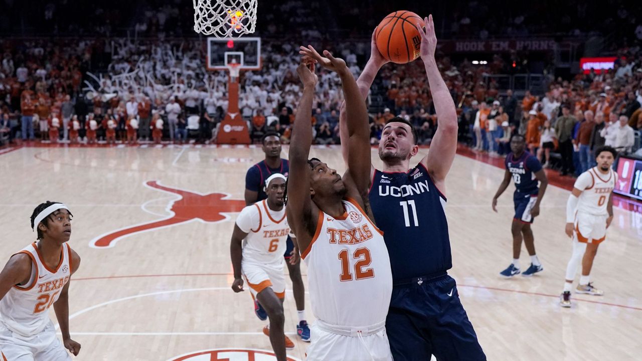 No. 25 UConn beats Texas 76-65