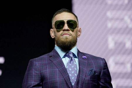 Conor mcgregor purple outlet shirt