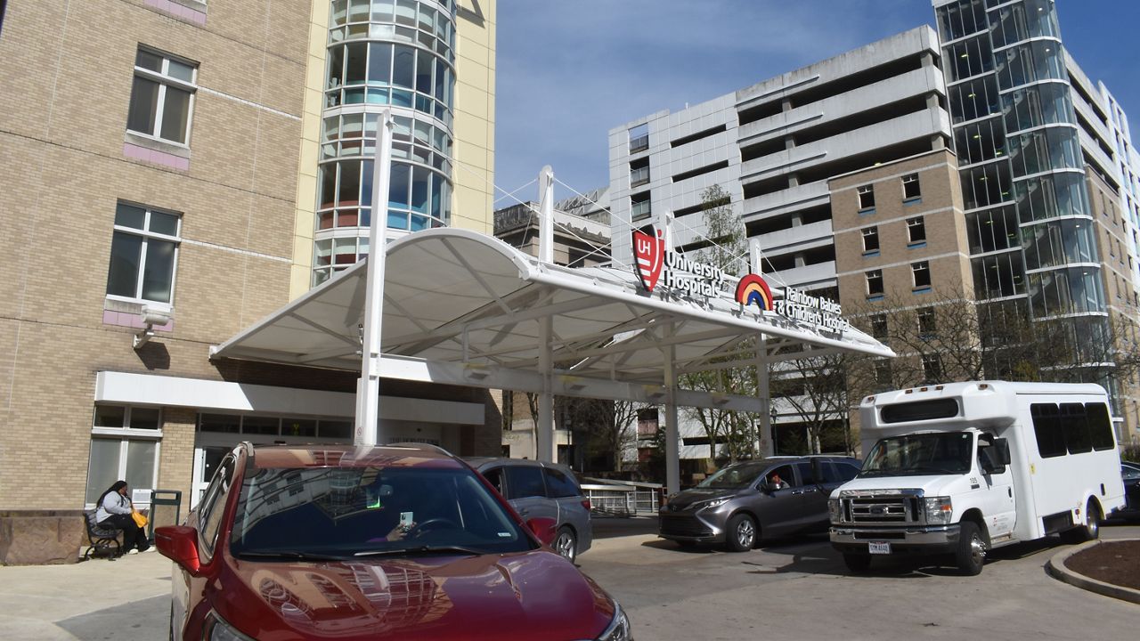 The University Hospitals Rainbow Babies and Children's Hospital. (Spectrum News 1/Cody Thompson)