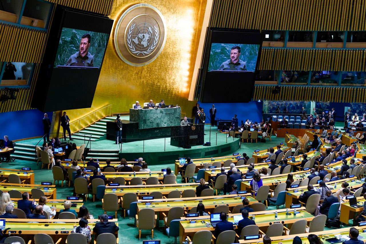 Heading for UN, Ukraine's president questions why Russia still has a ...
