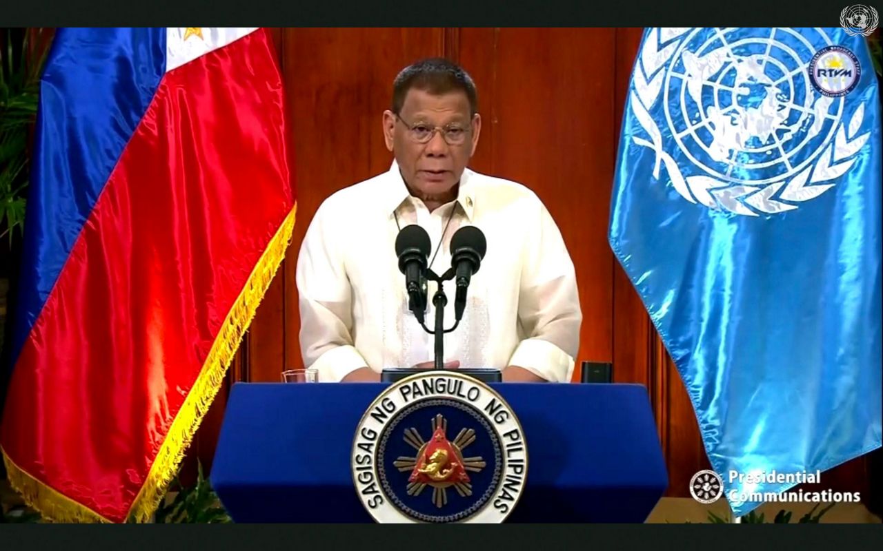 In UN Speech, Duterte Defends Drug War But Tempers Tone