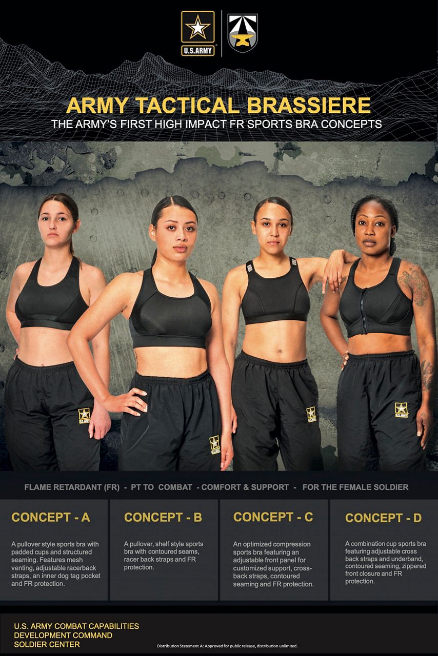 US Army is developing a tactical bra for its female soldiers