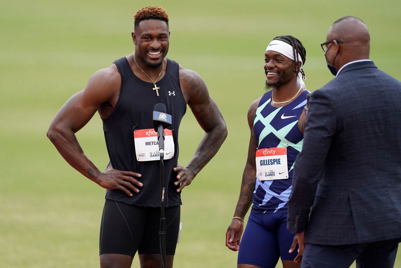 Metcalf turns in respectable 100 time, finishes last in heat