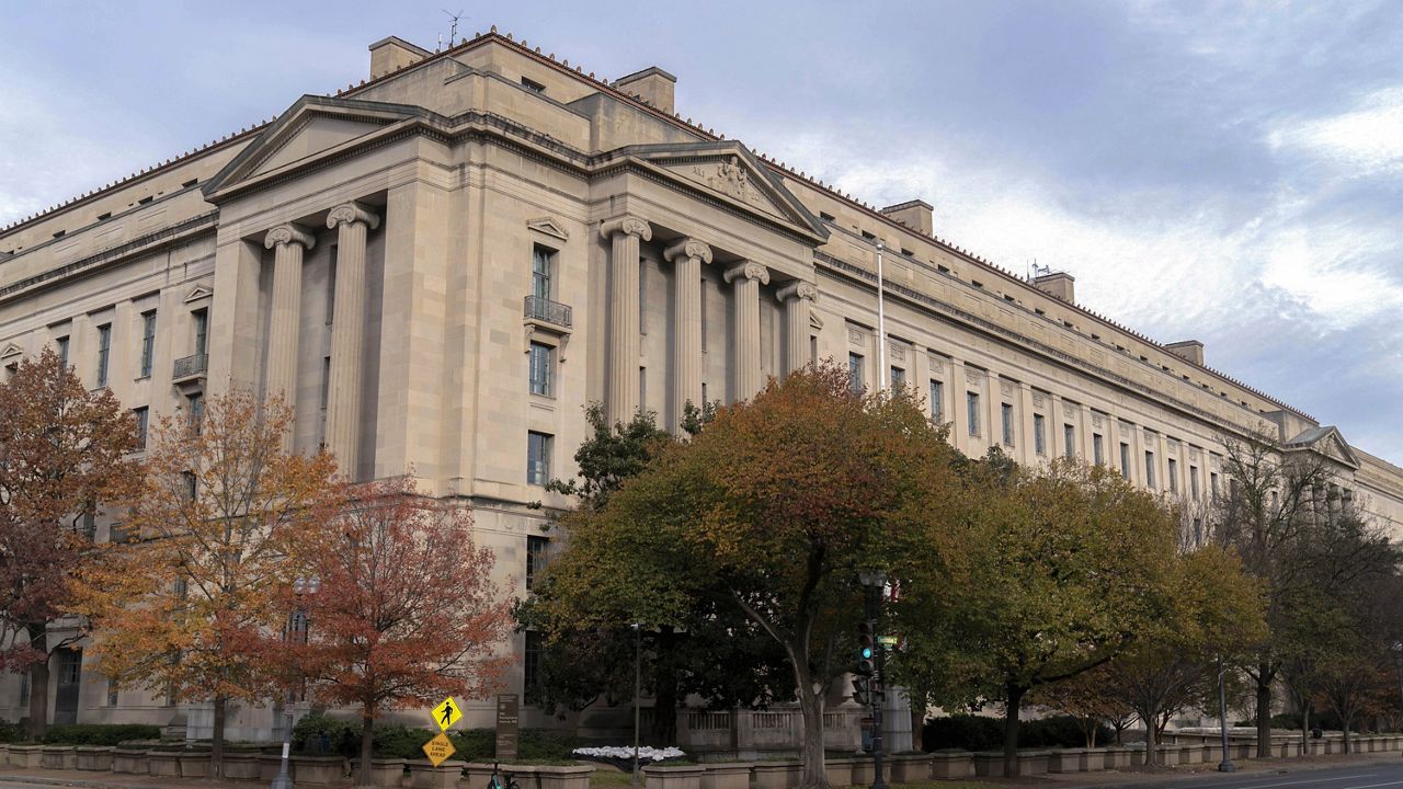 The U.S. Department of Justice building is seen in Washington, Dec. 7, 2024. (AP Photo/Jose Luis Magana, File)