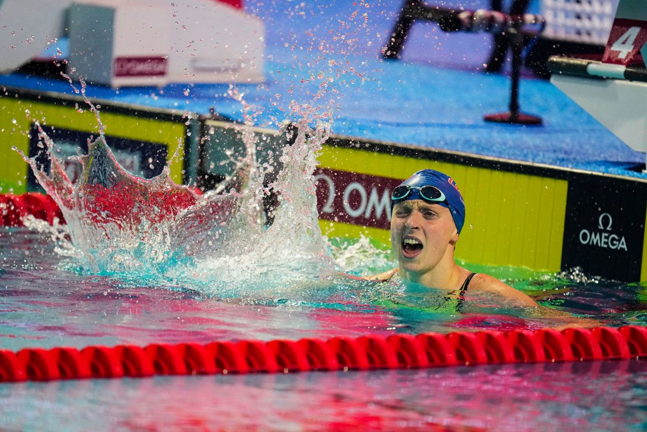 Katie Ledecky joins an elite club with another dominating performance