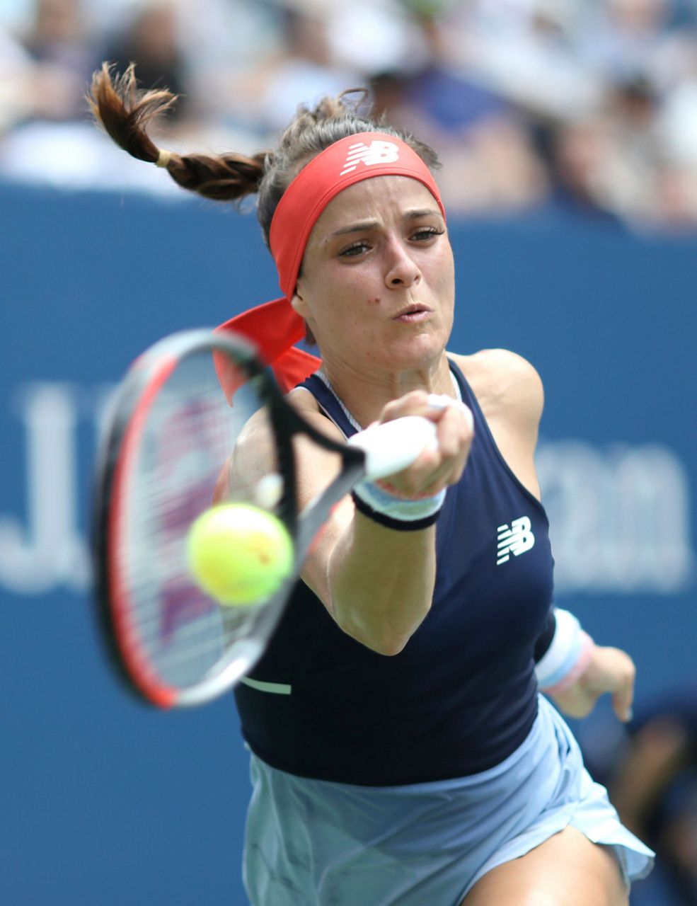 Gibbs Who Beat Cancer This Year Loses To Halep At US Open