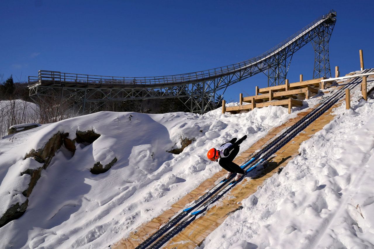Young ski jumpers take flight at country's oldest ski club in New Hampshire