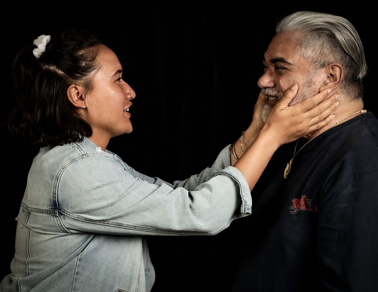 Maile Kapuaʻala and Wil Kahele star in ‘Ua Pau,’ the third of three plays in the ‘Kāmau Trilogy' on stage at Kumu Kahua Theatre. (Courtesy Kumu Kahua Theatre)