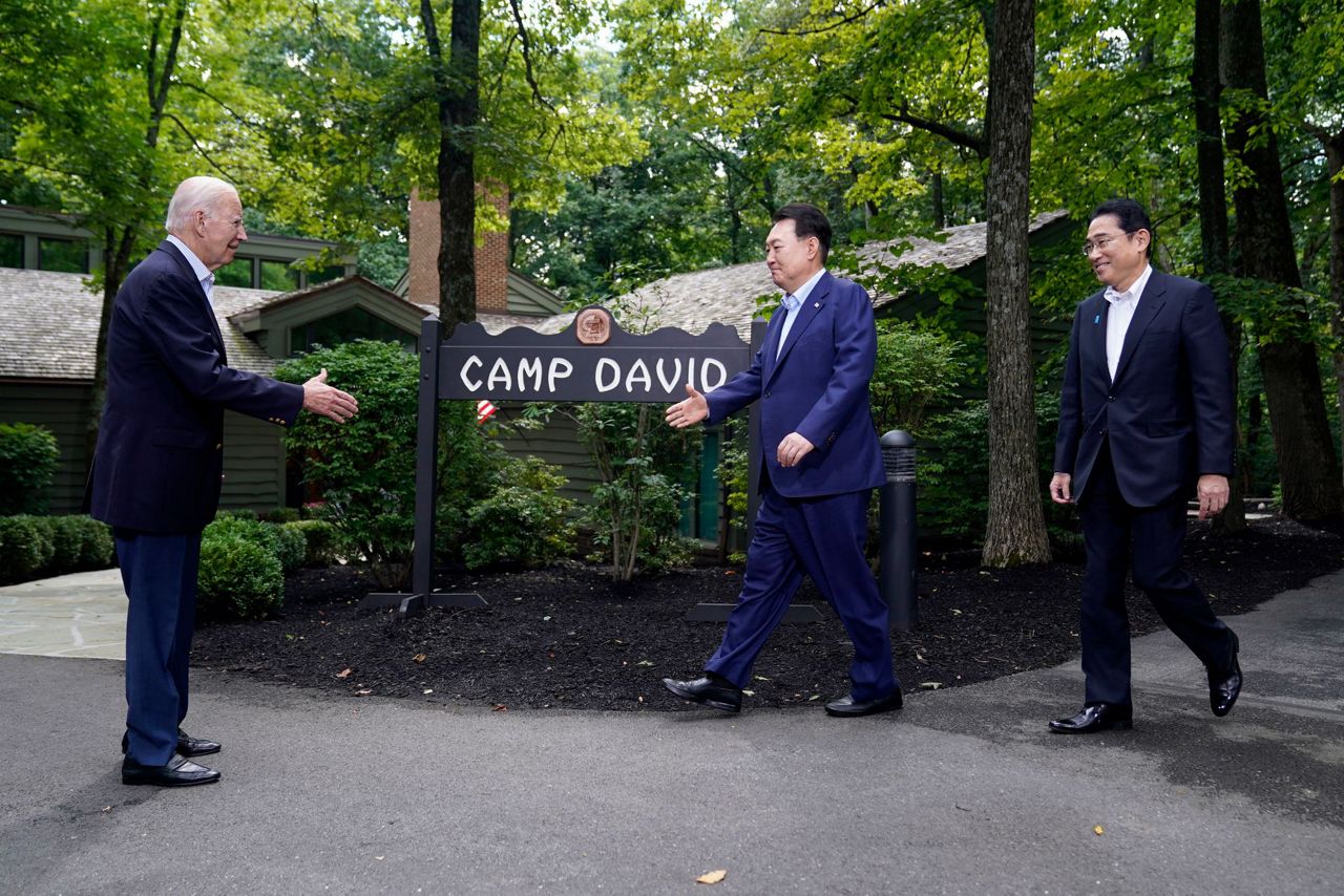 US, Japan and South Korea agree to expand security ties at summit amid ...