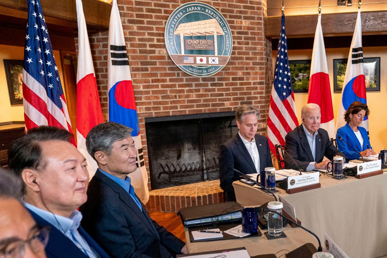 US, Japan and South Korea agree to expand security ties at summit amid ...
