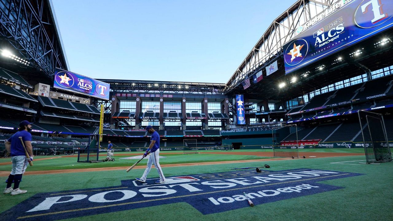 Opening Day lineup for the Texas Rangers