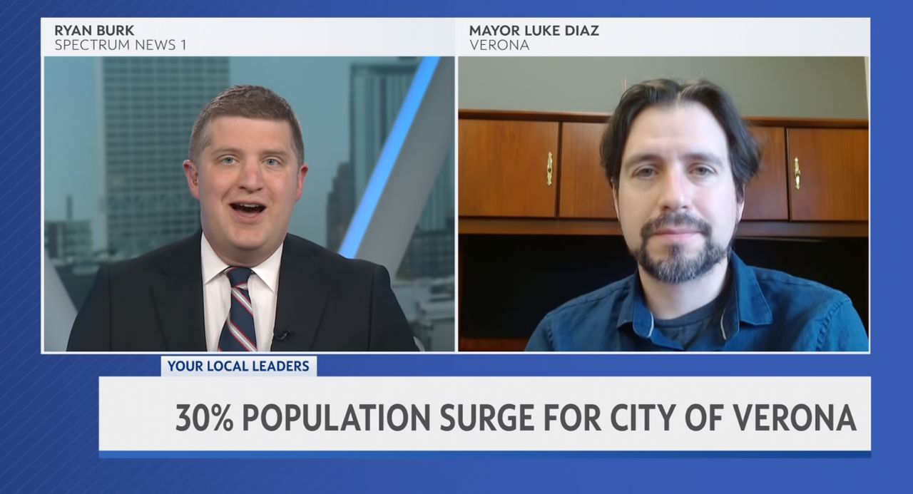 Mayor Luke Diaz highlights population surge for city of Verona